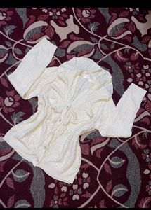 Korean Inspired Cream Pullover