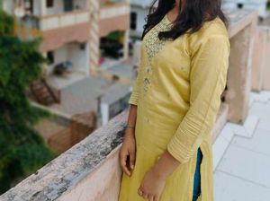 Elegant Yellow Kurti