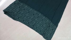 Green Colour Gown