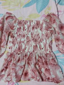 Floral Chiffon Top