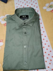 Plain Green Colour Shirt