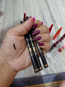 Lip crayon, lipstick &amp; kajal
