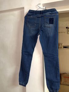 Blue Denim Joggers