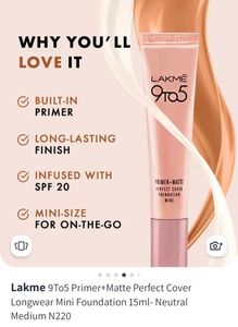 Laxme 9 to 5 foundation- Neutral Medium N220