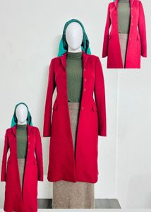 Red Korean over coat