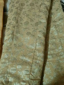 Golden Simple Embroidery Suit