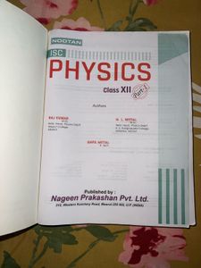 ISC Physics Class XII