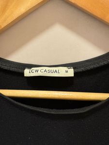 Black High Low  Mini Dress