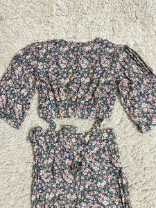 Floral Two-Piece Co-ord Set