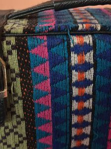 Box shaped Pattern Handbag