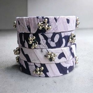 handmade fabrics bangles.