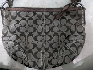 Vinatge Y2k Coach Signature Braided Hobo Bag