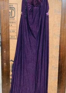Elegant Purple Maxi Dress