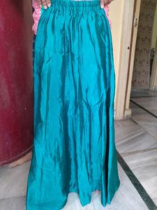 Long Skirt And Kurti With Dupata