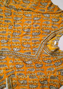 Yellow Anarkali Kurta