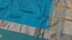 Elegant Teal Saree