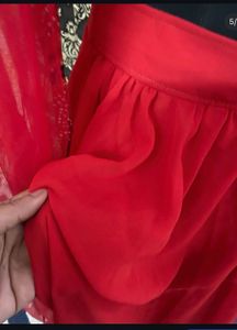 Red  Lehenga