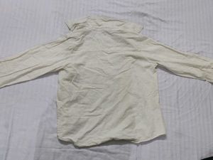 Cream Button Down Shirt