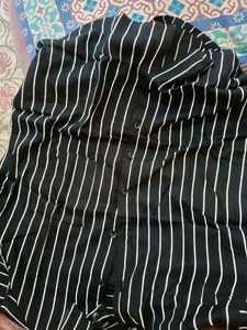 Striped Button-Down Shirt
