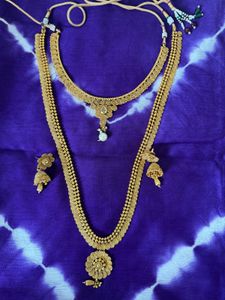 Choker With Long Haar Set