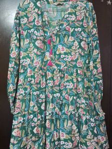 Floral Print Tiered Dress