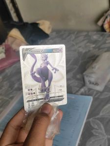 Mewto V Silver Rare Pokemon Card