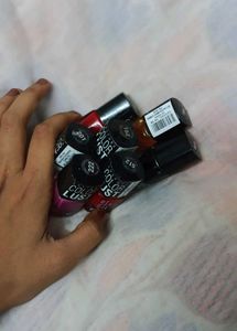 Pack Of Seven Aesthetic Colors Nail Polish 💅💗🌠
