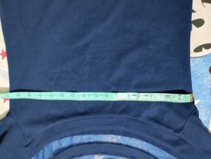 Stylish Blue Sheer Top