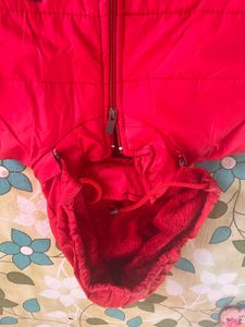 Red Hooded Jacket