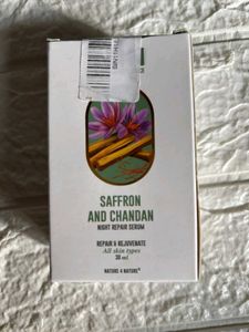 🌿 N4N Saffron &amp; Chandan Night Repair Serum 🌙✨