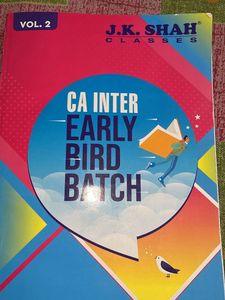 J.K. Shah CA Inter Vol. 2