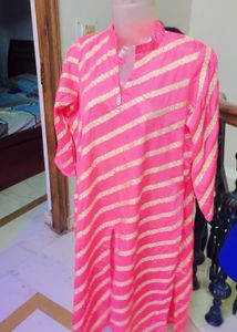 Striped Pink Kurta