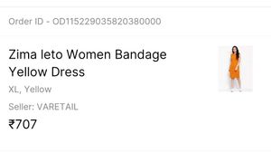 Zima Leto Bandage Yellow Dress 😍