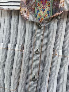 Striped Button-Down Shirt