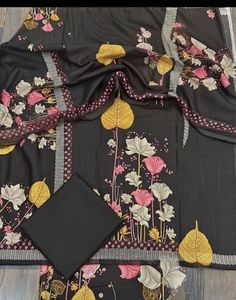 Sale @ unstiched winter  Printed Salwar Suit Set