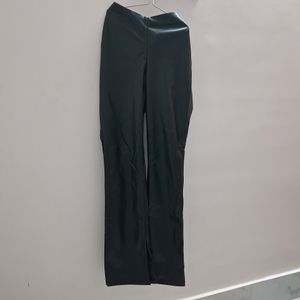 Flared Skinny Leather Pants
