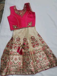 Pink Lehanga