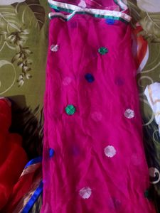 pure cotton partywear suit