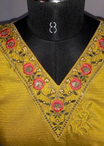 Extremely Beautiful Brand New Golden Suit Set