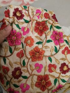 Combo Of Saree (No Blouse) And Potli For shweta