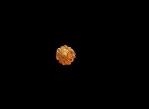 Gold Flower Stud Earrings