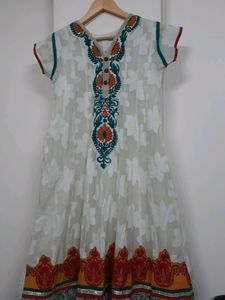 Anarkali Thread Work Dress