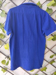 Blue Benetton Polo Shirt