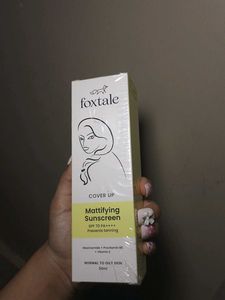 Foxtale Mattifying Sunscreen