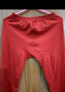 Woollen Red Kurta Set