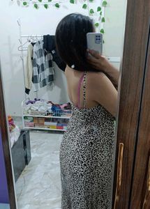 Leopard Print Maxi Dress