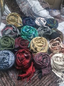 Assorted Scarves & Stoles 16 pcs lot