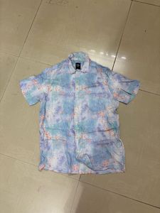 Blue Patterned Shirt