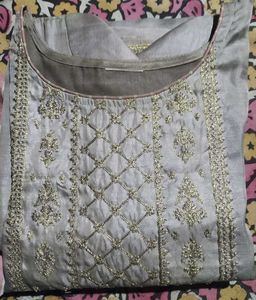 Elegant Grey Kurta Set
