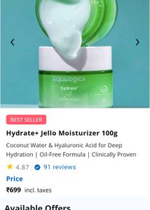 Coconut Hydrating Moisturizer